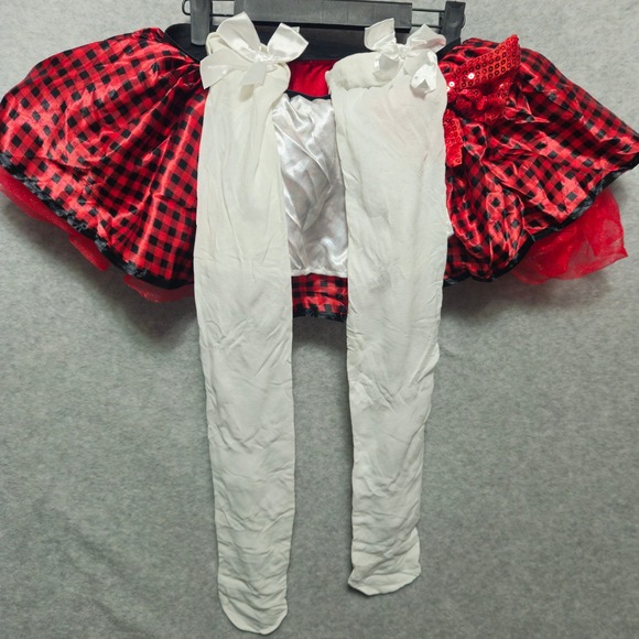 Storybook Red Riding Hood Costume Adult Tutu Dress Halloween Cosplay‎ Set Extras - Picture 4 of 7